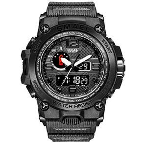 Relógios KOODEA 1545D para homens 50M Waterproof Clock Alarm
