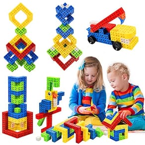 Brinquedo de bloco de empilhamento de construção, Bloco de construção de pilha sensorial