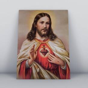 Quadros TAC religião cristã 002 - 20x30cm - MDF - Colorido