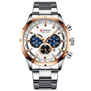 Relógio masculino CURREN Sport Quartz Chronograph, relógios