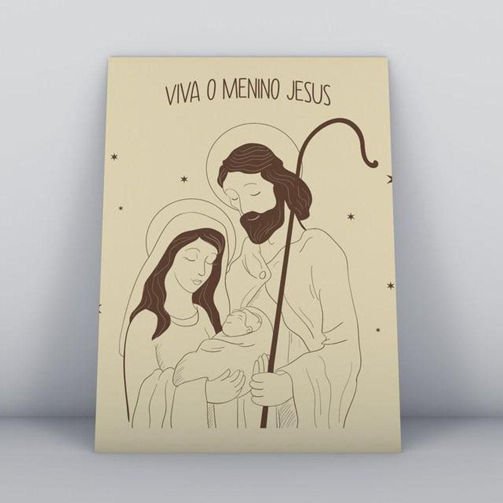 Quadros TAC religião Cristã 016 - 20x30cm em MDF - Colorido