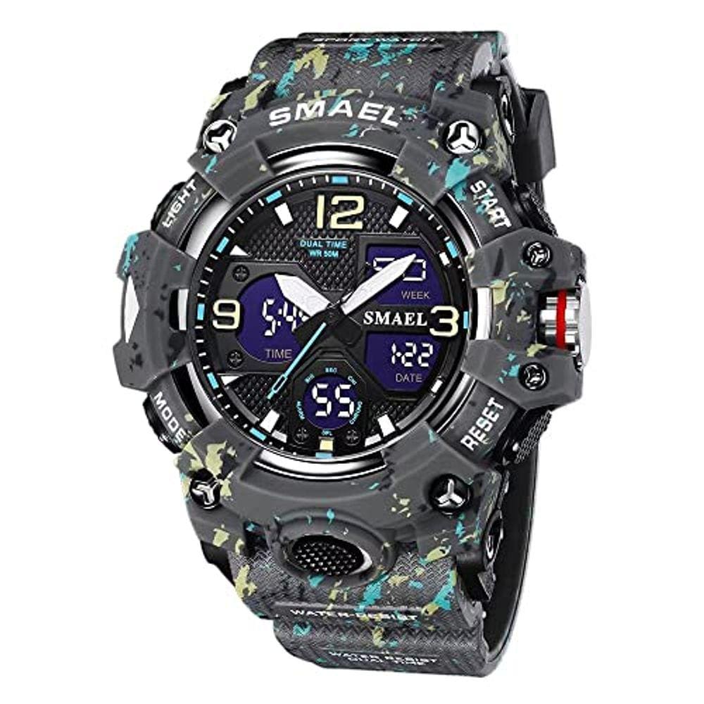 Relógios masculinos SMAEL Military Outdoor Wri Impermeável