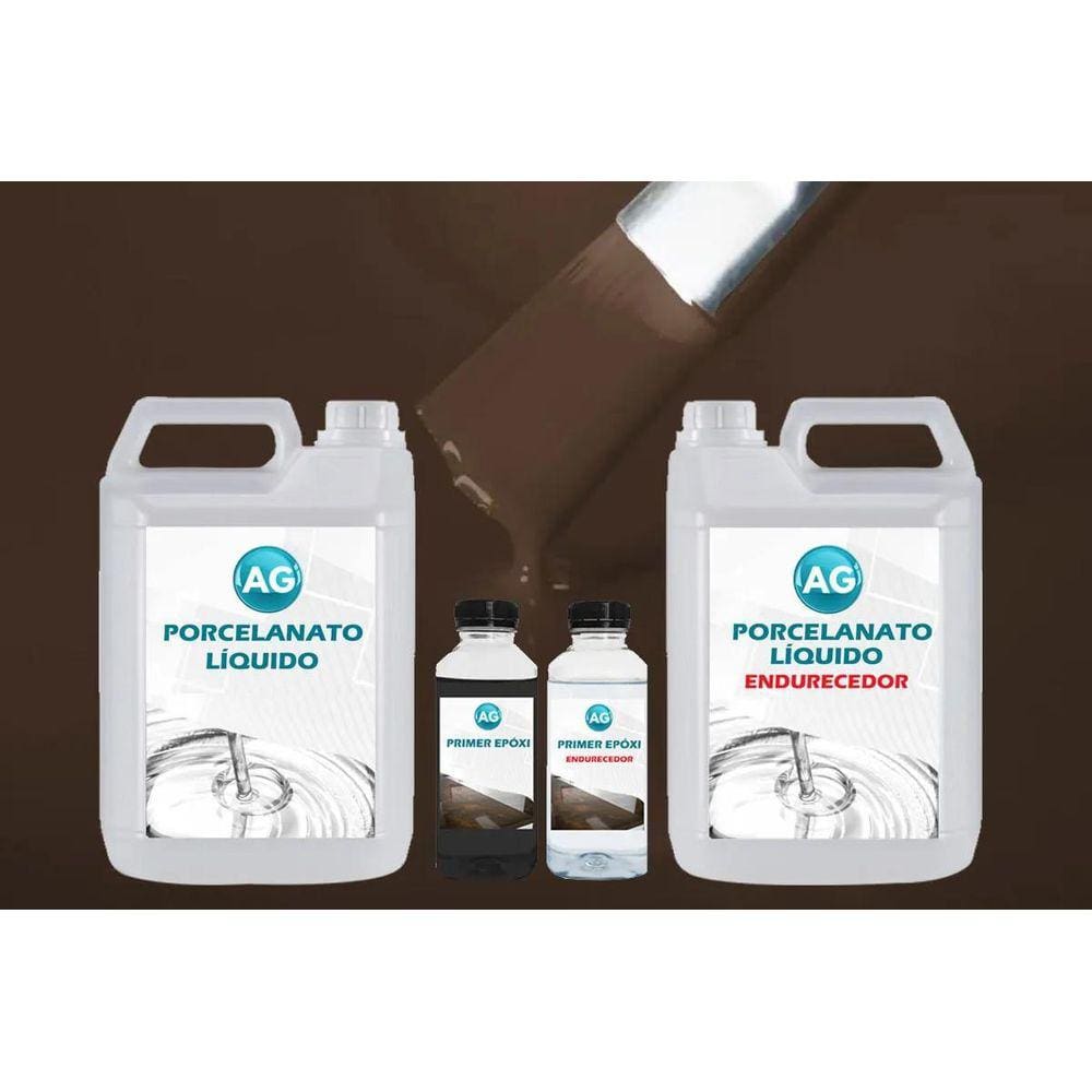 Kit Porcelanato Líquido + Primer Por M - Preparo e Acab.