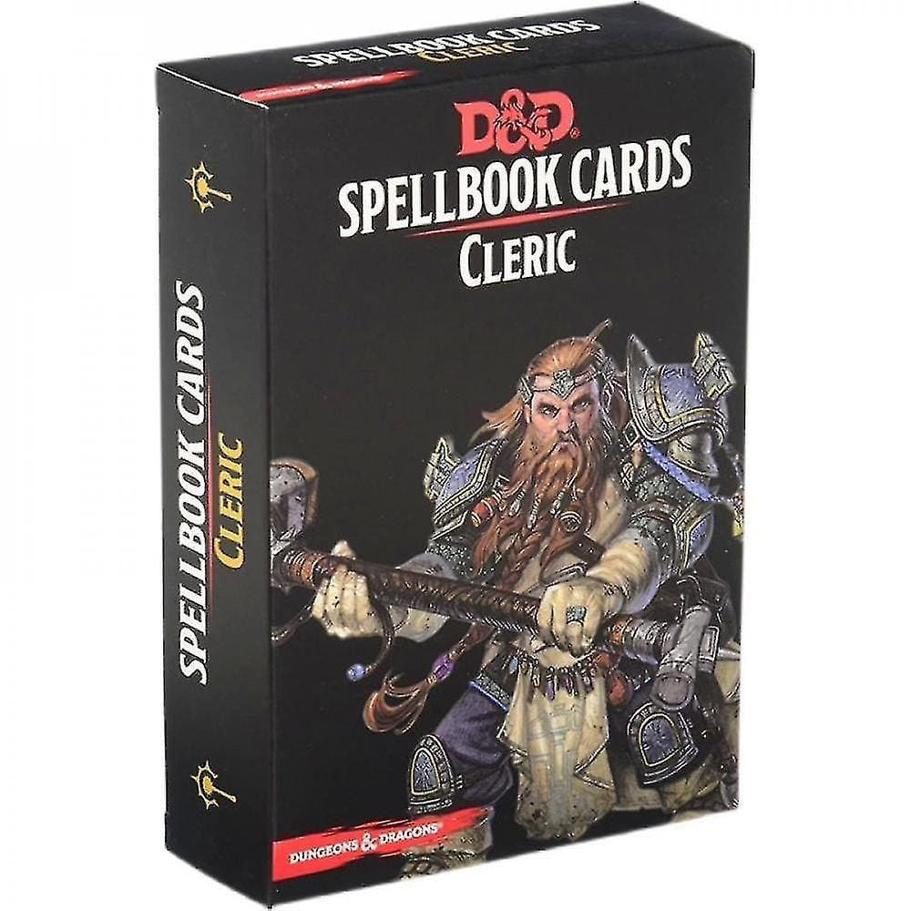 Jogos de tabuleiro pastor dungeons dragons spellbook cards: jogo de tabuleiro clérigo