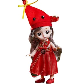 Boneca do Zodíaco Chinês, roupas de animais, veste, brinqued