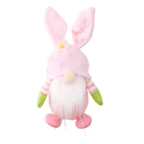 Decoração de Páscoa Lã Coelho Bonito Boneca Sem Rosto Decoração para Casa Boneca Ornamento