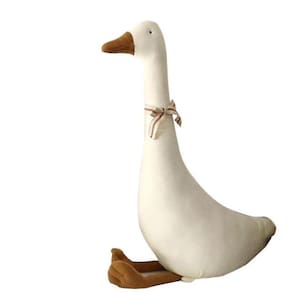 Conjuntos de presente de bebê 1pcs 30cm ins nórdico grande ganso branco decoração de quarto infantil bebê acompanhar brincar boneca de travesseiro