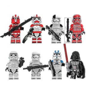 8pc Naruto Building Block Minifigure Brinquedos