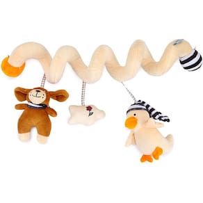 Brinquedos de cadeirinha, brinquedos espiral espiral de atividade do bebê para carrinho de bebê