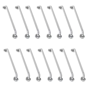Alça de Apoio Barra 80cm Inox Acessibilidade Kit 14 Unidades Idoso Deficiente Cadeirante
