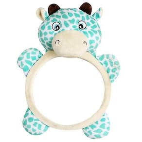 Brinquedos de atividade do bebê espelhos traseiros do bebê espelhos retrovisores do assento do carro brinquedos espelho animal segurança criança pendu
