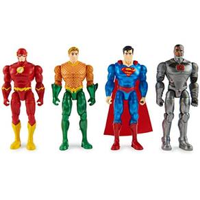 DC Comics, Liga da Justiça 4-Pack, 4-inch Action Figures |