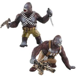 Sólido Pvc Gorilla-A Modelo Figura de Ação Brinquedo Chimpanzé Decoração Brinquedo Para Crianças