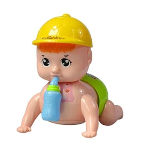 Brinquedo de boneca Bonecas rastejantes Brincar de brinquedo com luzes de música infantil elétrico para crianças