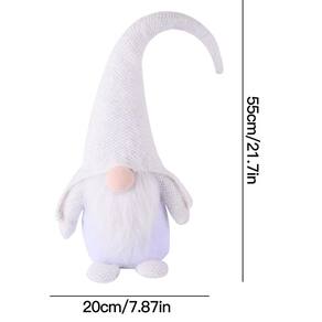 Enfeites de boneca sem rosto de natal boneca anã nórdica suprimentos de decoração de natal decoração de janela de papai noel