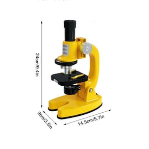 Hd 1200 vezes conjunto de brinquedos de microscópio equipamento de experimento de ciência biológica infantil ciência educacional e presente de educaçã