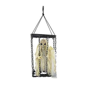 Fantasmas pendurados em gaiola Fantasmas brilhantes chamados de fantasmas de esqueleto ornamentos decorativos