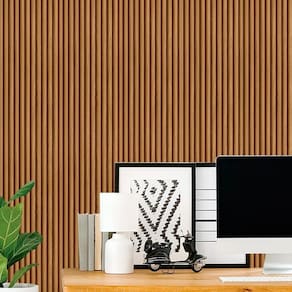 Painel Ripado Versátil 180 cm x 250 cm MDF E MDP Nature Shop Jm