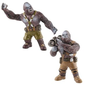 Sólido Pvc Gorilla-A Modelo Figura de Ação Brinquedo Chimpanzé Decoração Brinquedo Para Crianças