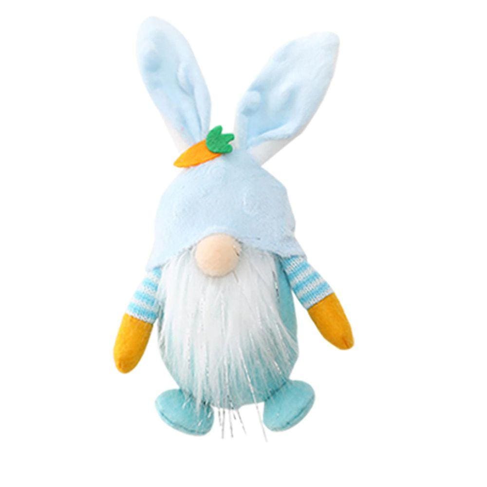 Decoração de Páscoa Lã Coelho Bonito Boneca Sem Rosto Decoração para Casa Boneca Ornamento