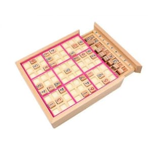 Jogos de tabuleiro de madeira sudoku nine grid jogo de tabuleiro vermelho