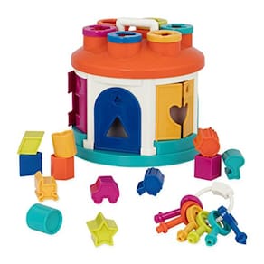 Brinquedo de classificação de cores e formas Battat †“Shape Sorter House