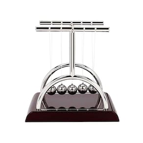 Newtons Cradle Steel Balance Ball Diversão Física Ciência Desenvolvimento Educacional Mesa Brinquedo Presente