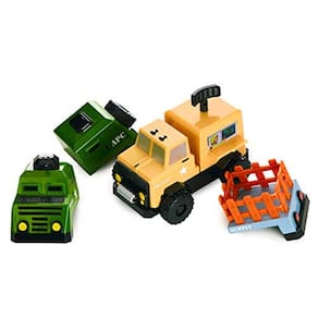 JOGUETES POPULARES Magnetic Build-A-Truck Forças Especiais M