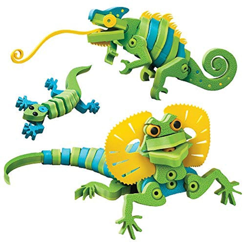 Bloco Toys Lagartos e Camaleões - STEM Gecko, Réptil