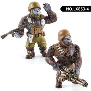Sólido Pvc Gorilla-A Modelo Figura de Ação Brinquedo Chimpanzé Decoração Brinquedo Para Crianças