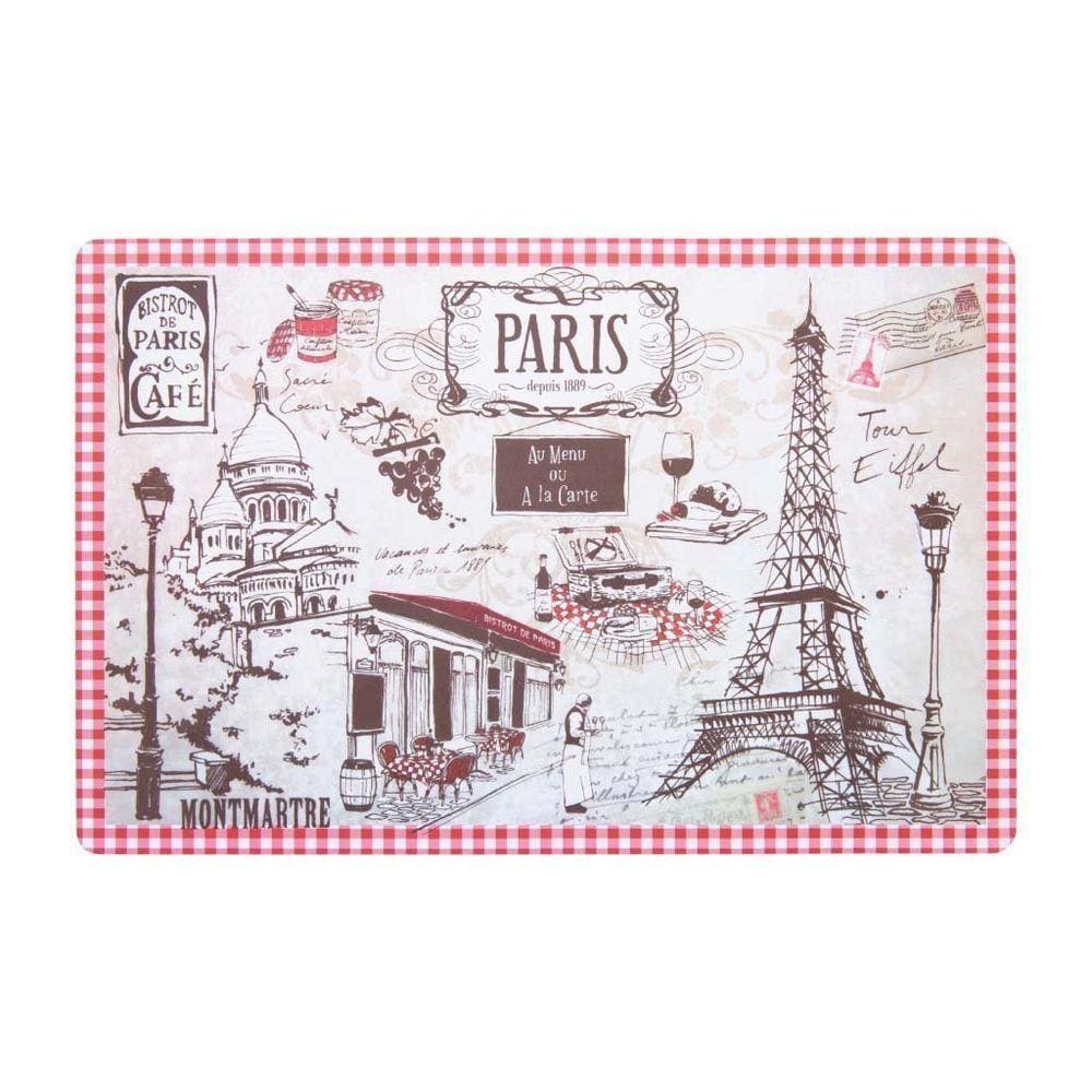 Jogo Americano Copa E Cia 6 Peças Pp Flex Paris