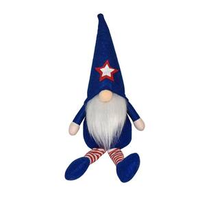 Dia da Independência Pernas Longas Chapéu Longo Boneca Anã Decoração de Mesa para Casa