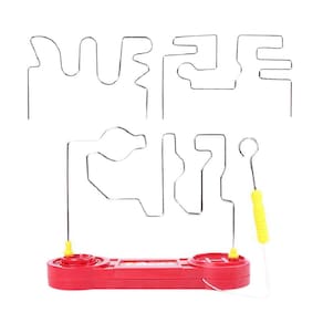 Labirinto de choque elétrico, o brinquedo do jogo do fio, Super Nerve Game Wire Skill Maze