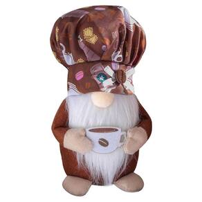 Four Seasons Universal Coffee Cup Rudolph Doll Dwarf Doll Decoração Arranjo