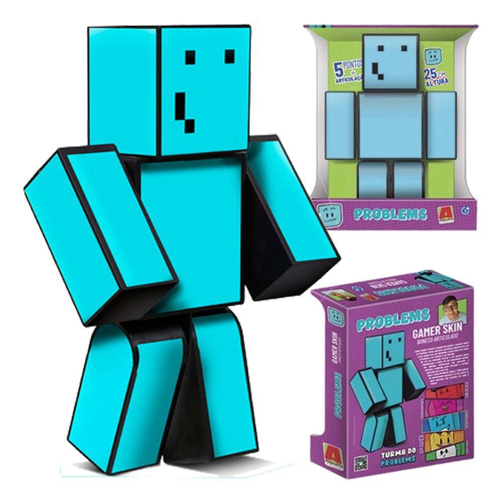 Boneco do minecraft colorir