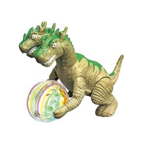 Brinquedo elétrico dinossauro mecânico rastejando luz e som modelo de simulação presente de educação infantil