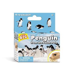 1pcs Brinquedos pinguins cavando pinguims bloco de gesso modelo científico explorar brinquedo de mineração para crianças presentes educação puzzle