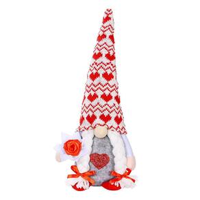 Boneca sem rosto do amor Dia dos Namorados Boneca do Dia das Mães Decoração de janela Presente de Natal