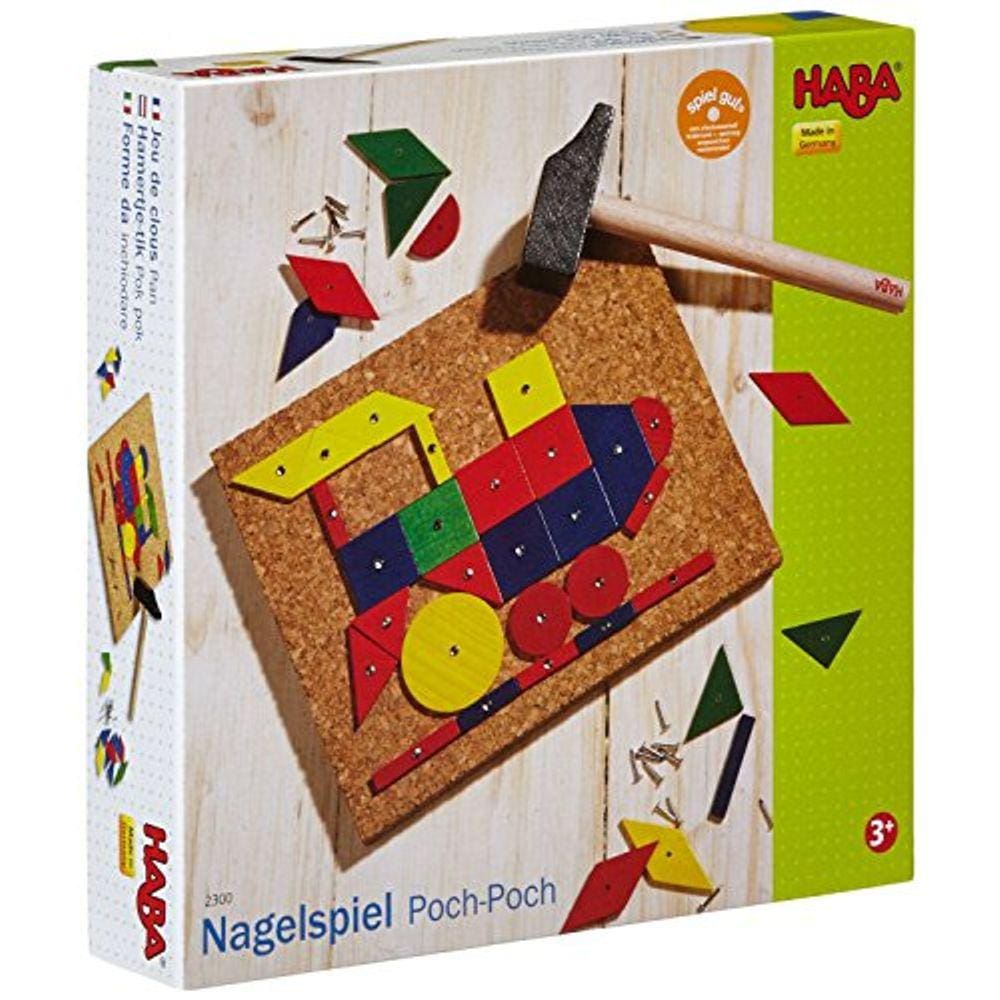 HABA Geo Shape Tack Zap Play Set - Faça Projetos Geométricos
