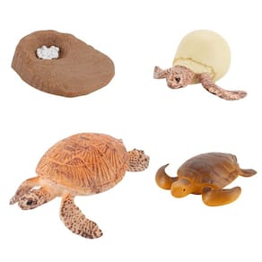 Figura de inseto de 4 peças, ciclo de vida animal, ninhada d