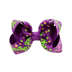 Halloween infantil hairpin crianças abóbora impressão meninas bonito arco acessórios de cabelo