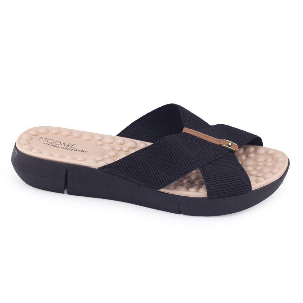Chinelo Fem Modare UltraConforto 7142.101 Elástico Canelado