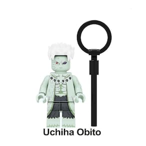 8pc Naruto Blocos de Construção Minifiguras Crianças Meninos Montaram Brinquedos plásticos