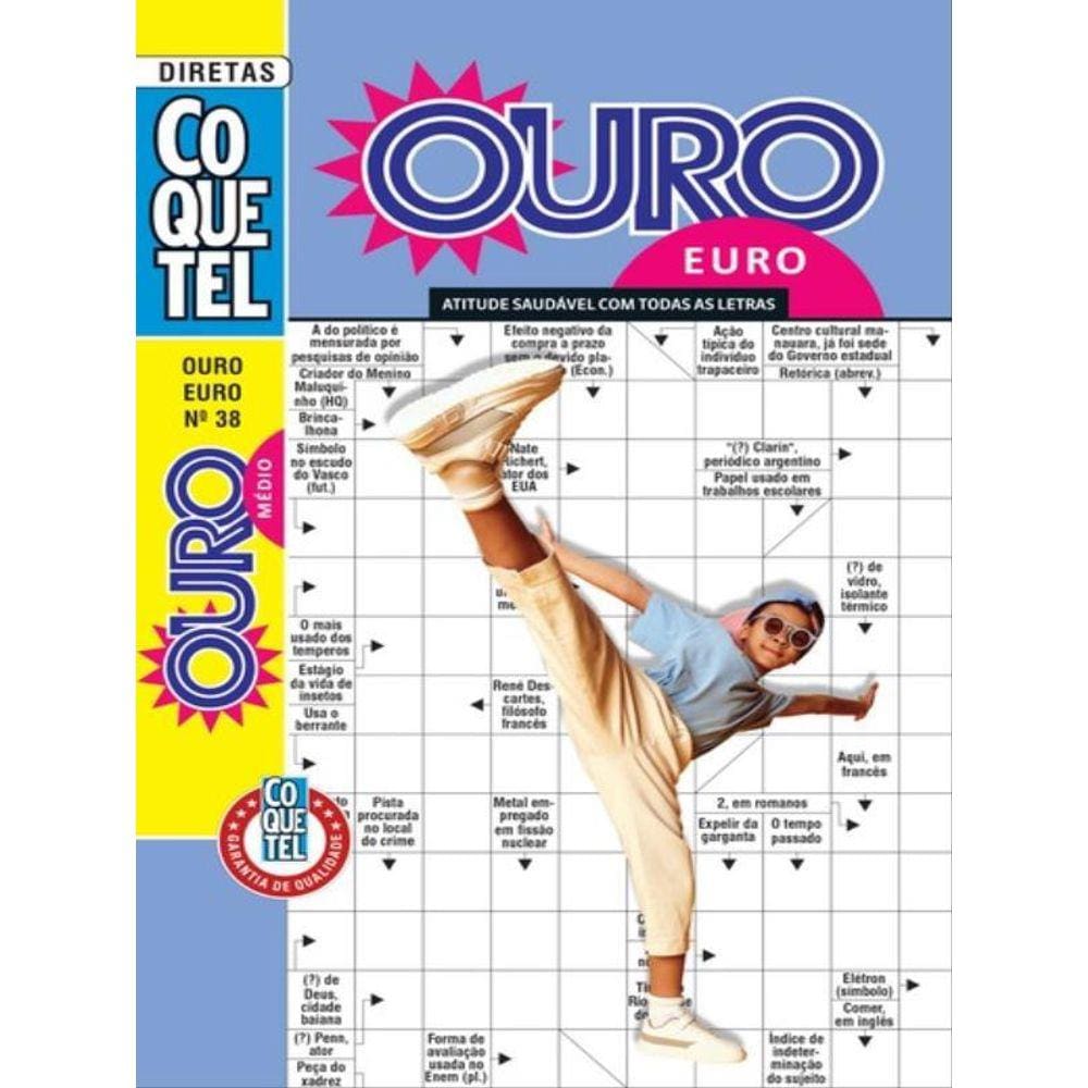 Livro Coquetel Ouro Euro Nível Médio Ed 38