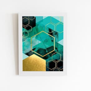 Quadro Decorativo 60x40cm - Moldura de Ótimo Acabamento