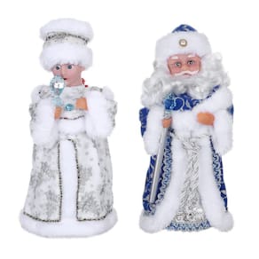 Nova Rússia Natal Papai Noel Boneca Elétrica Cantando Brinquedos Dançando Ano Novo Gif