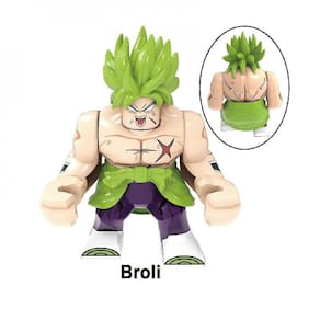 4pcs Dragon Ball Broli Broli Boys Assembled Building Blocks Minifigure Children`s Toys