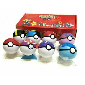 8pcs Pokeball Personagem Brinquedos Boneca Kid Brinquedo Presente