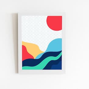 Quadro Decorativo 60x40cm Moldura Eucatex - Alta Qualidade