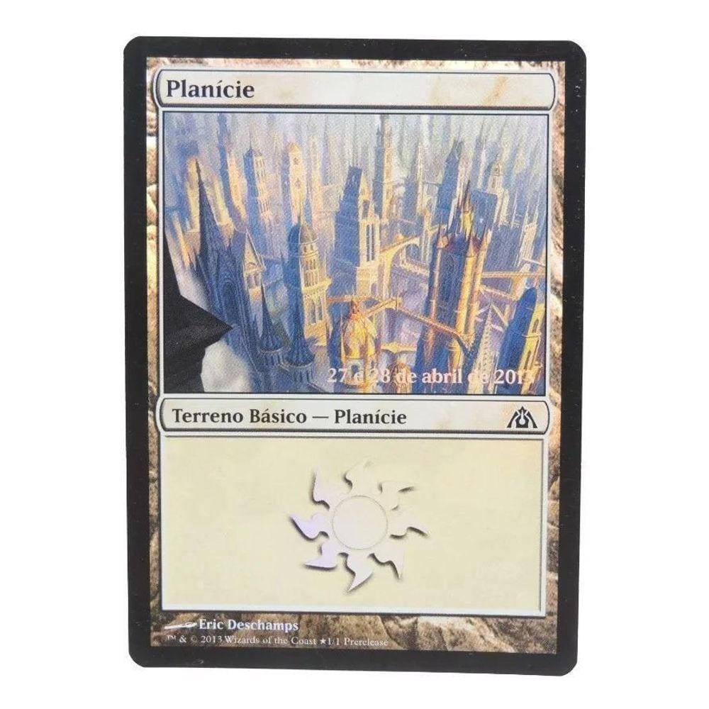 Card Game Magic Planície Terreno Básico Kit 10 Cartas PTBR